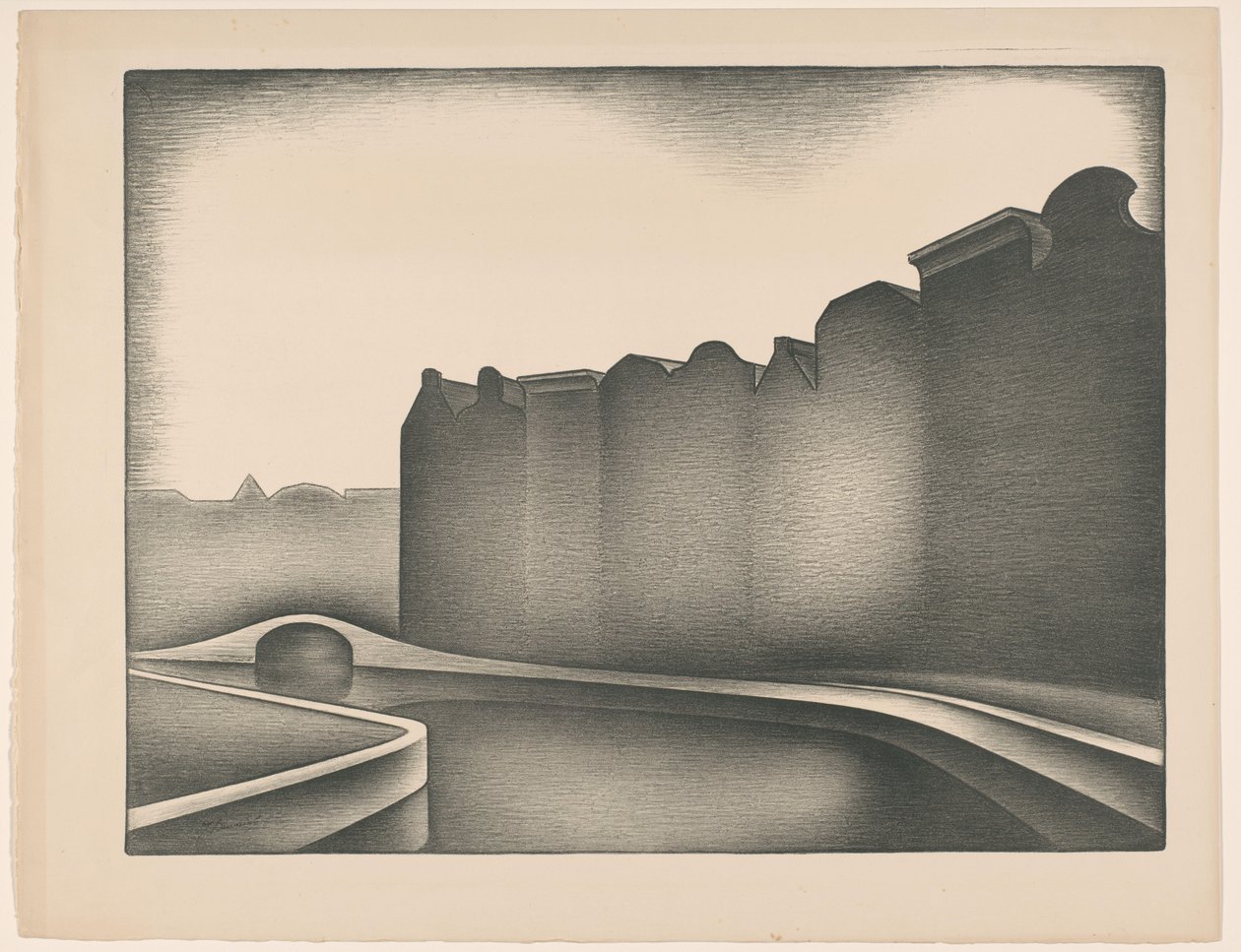 Domy na wodzie autorstwa Jacob Bendien (signed by artist)