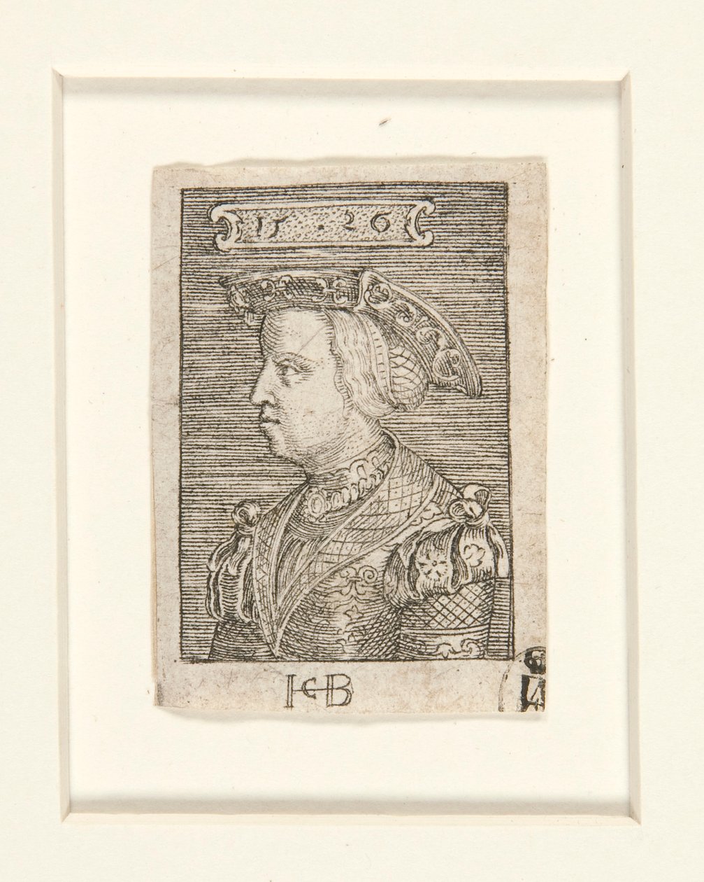 Claude, królowa Francji, córka Ludwika XII Francji i Anny Bretanii, żona Franciszka I autorstwa Jacob Binck