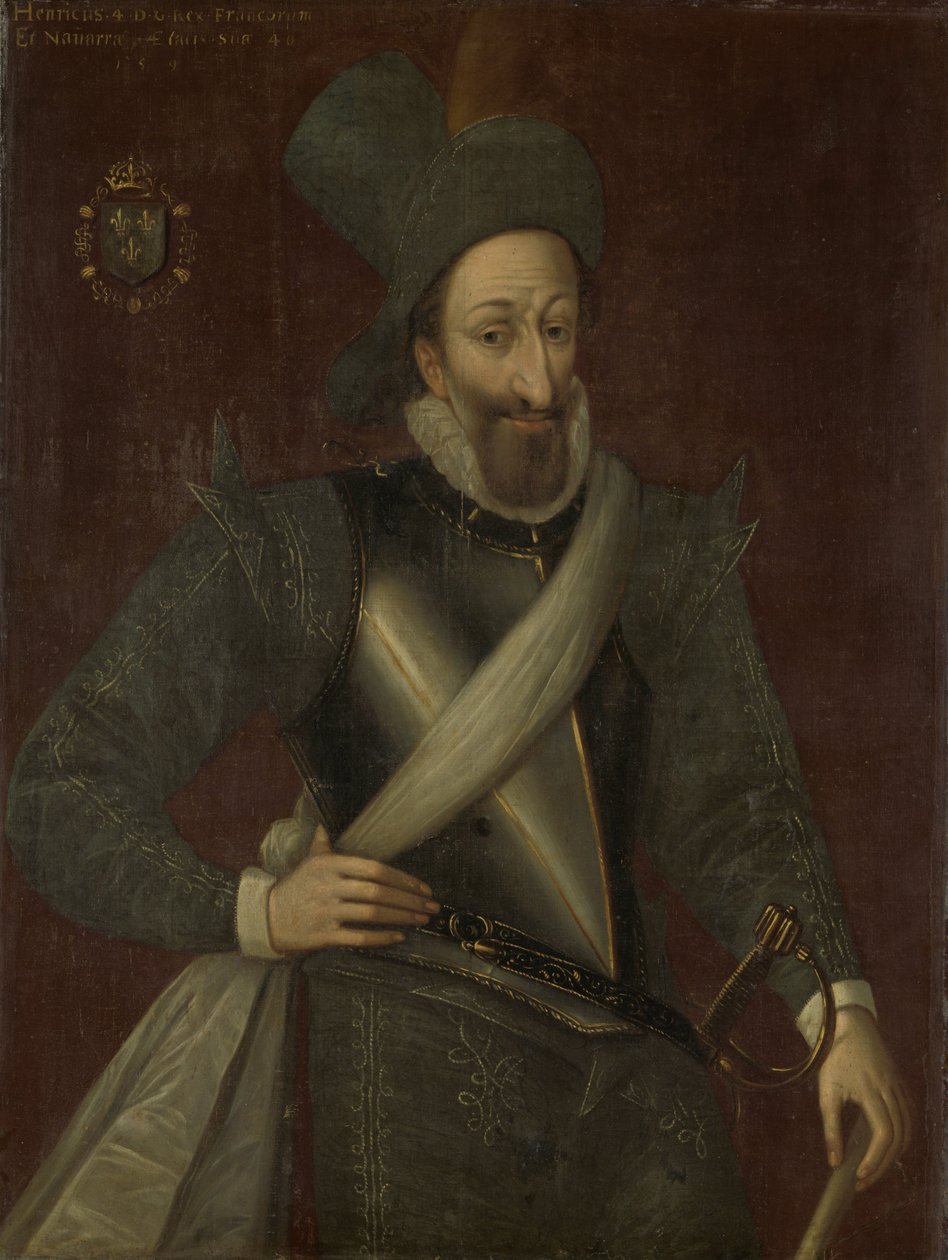 Henryk IV (1553-1610), król Francji autorstwa Jacob Bunel (manner of)