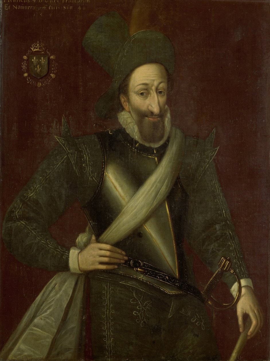 Król Henryk IV z Francji, 1592 autorstwa Jacob Bunel