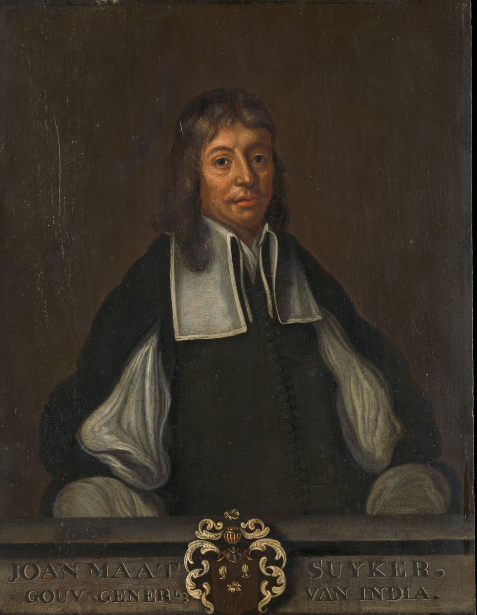Portret Joan Maetsuyker, Generalnego Gubernatora Holenderskich Indii Wschodnich autorstwa Jacob Coeman (copy after)