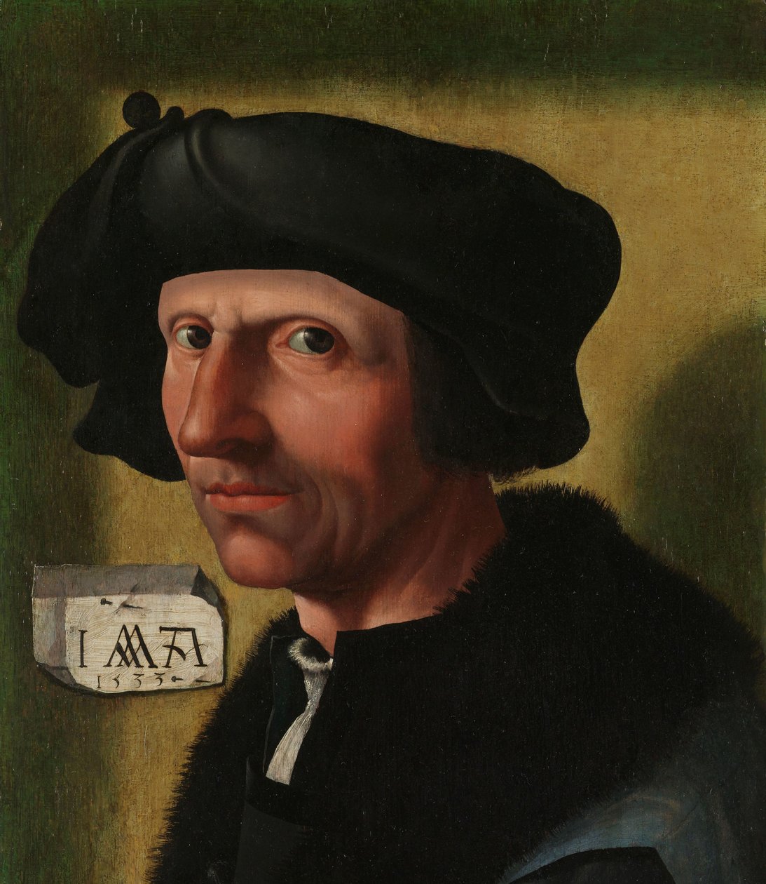 Portret Jacoba Cornelisza van Oostsanena (ok. 1472/77-1528/33) autorstwa Jacob Cornelisz van Oostsanen (workshop of)