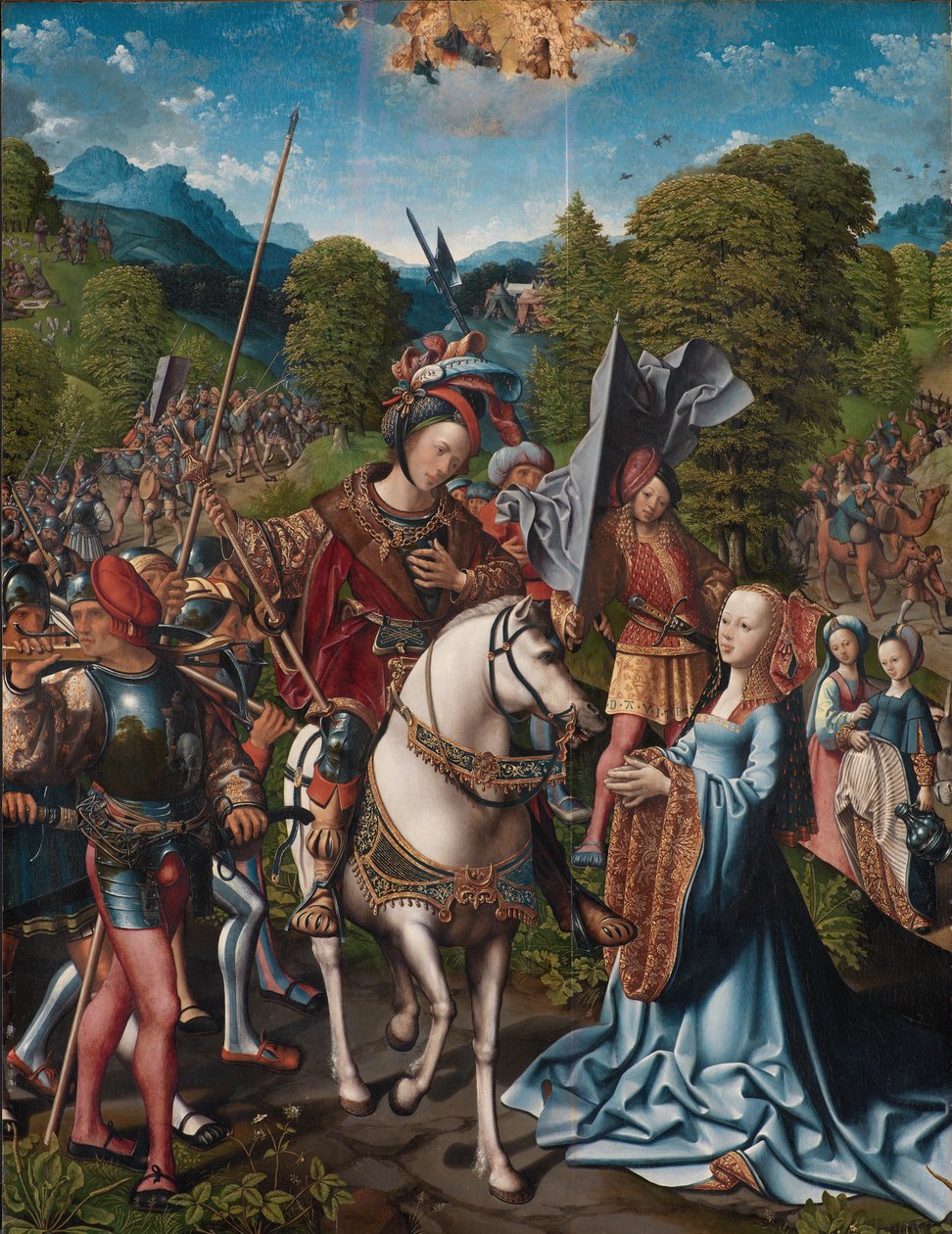 Dawid i Abigail autorstwa Jacob Cornelisz van Oostsanen