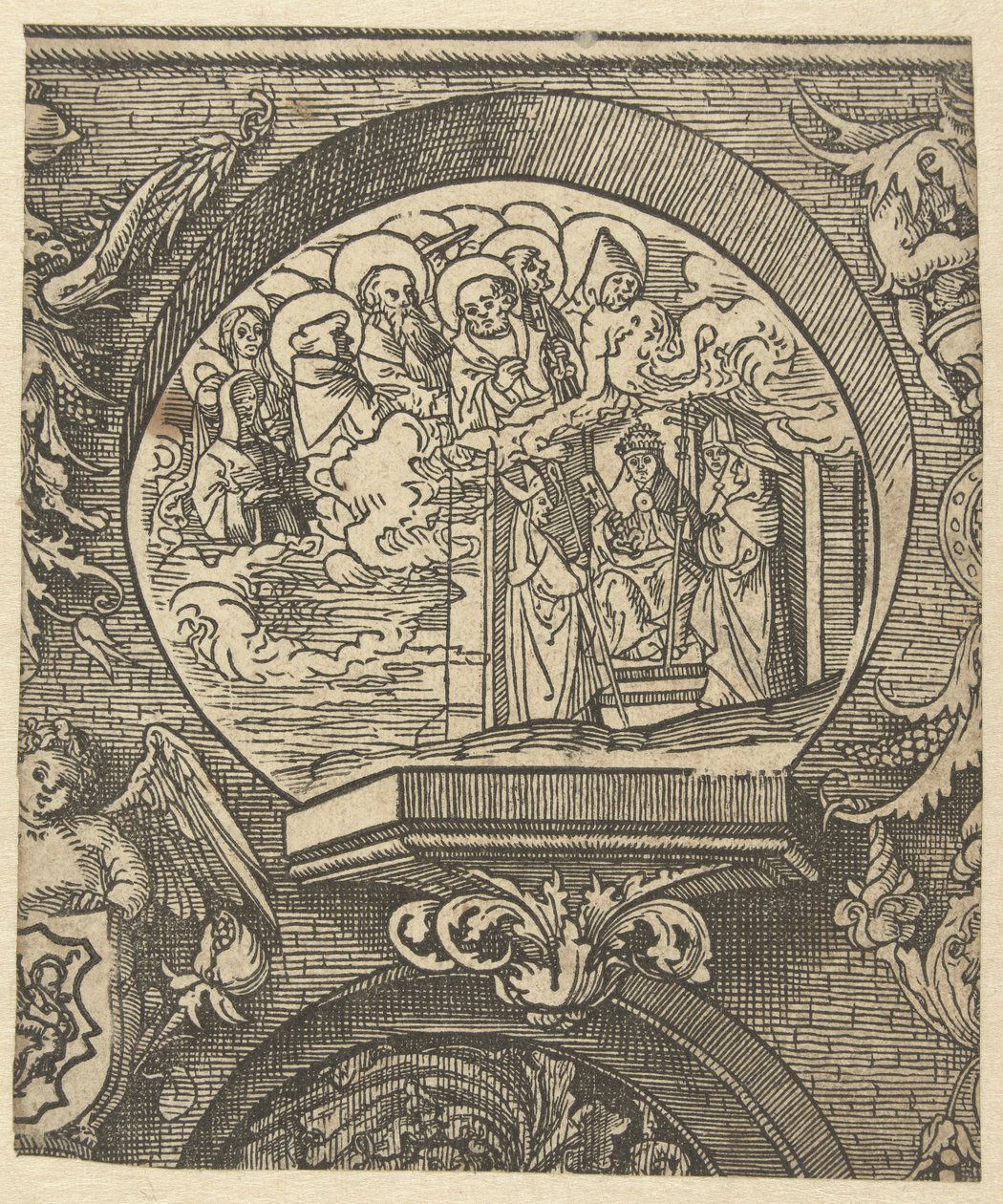 Kościół Katolicki i Wspólnota Świętych Credo (tytuł serii) autorstwa Jacob Cornelisz van Oostsanen