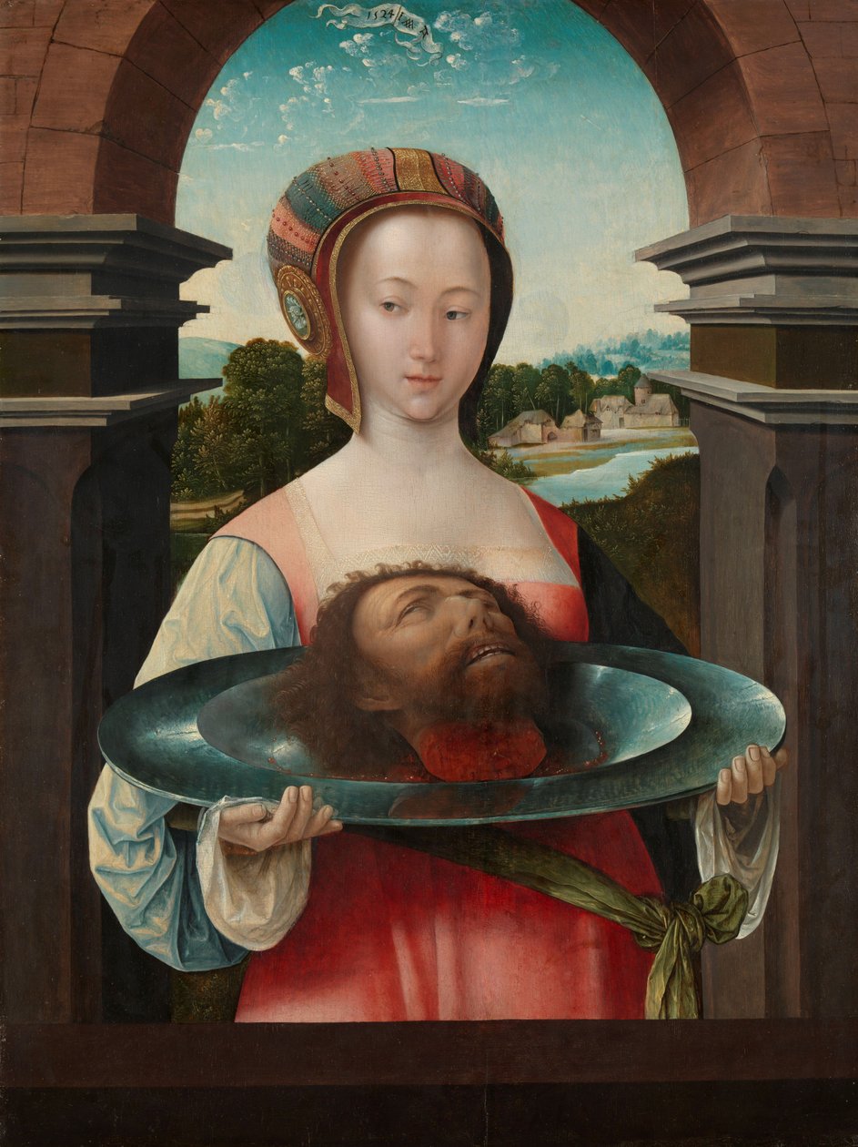 Salome z głową Jana Chrzciciela autorstwa Jacob Cornelisz van Oostsanen