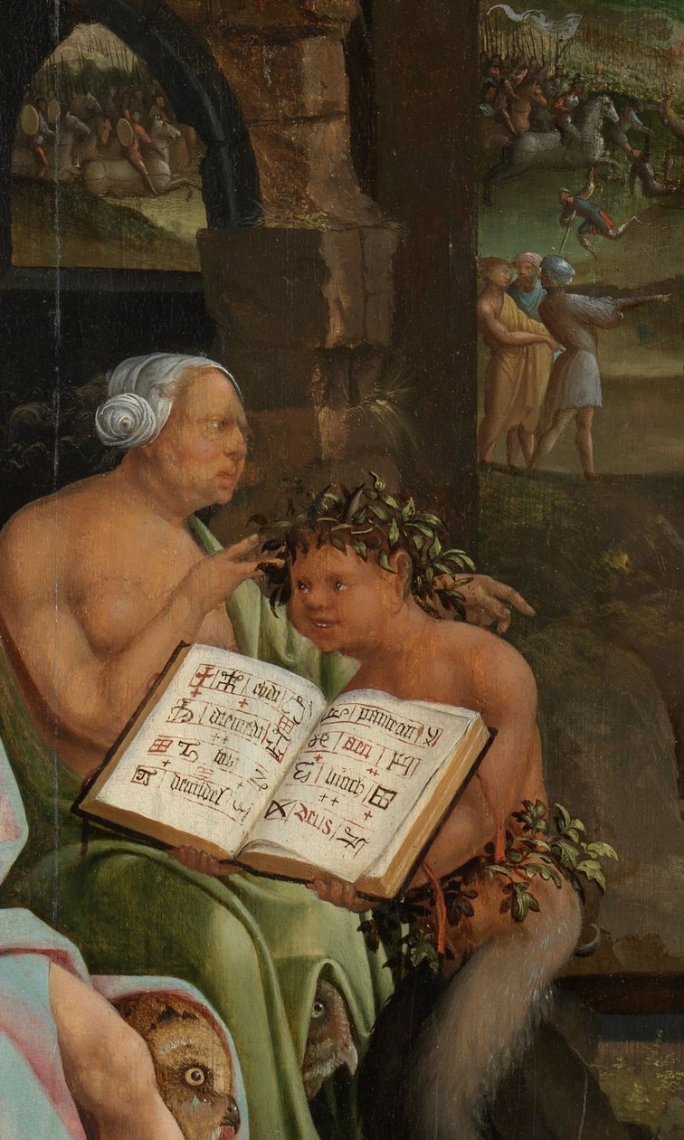 Saul i czarownica z Endor autorstwa Jacob Cornelisz van Oostsanen