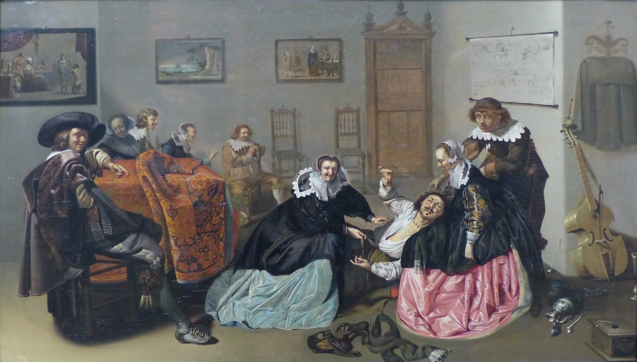 Francuski: Scène galante Scena burdelowa autorstwa Jacob Duck