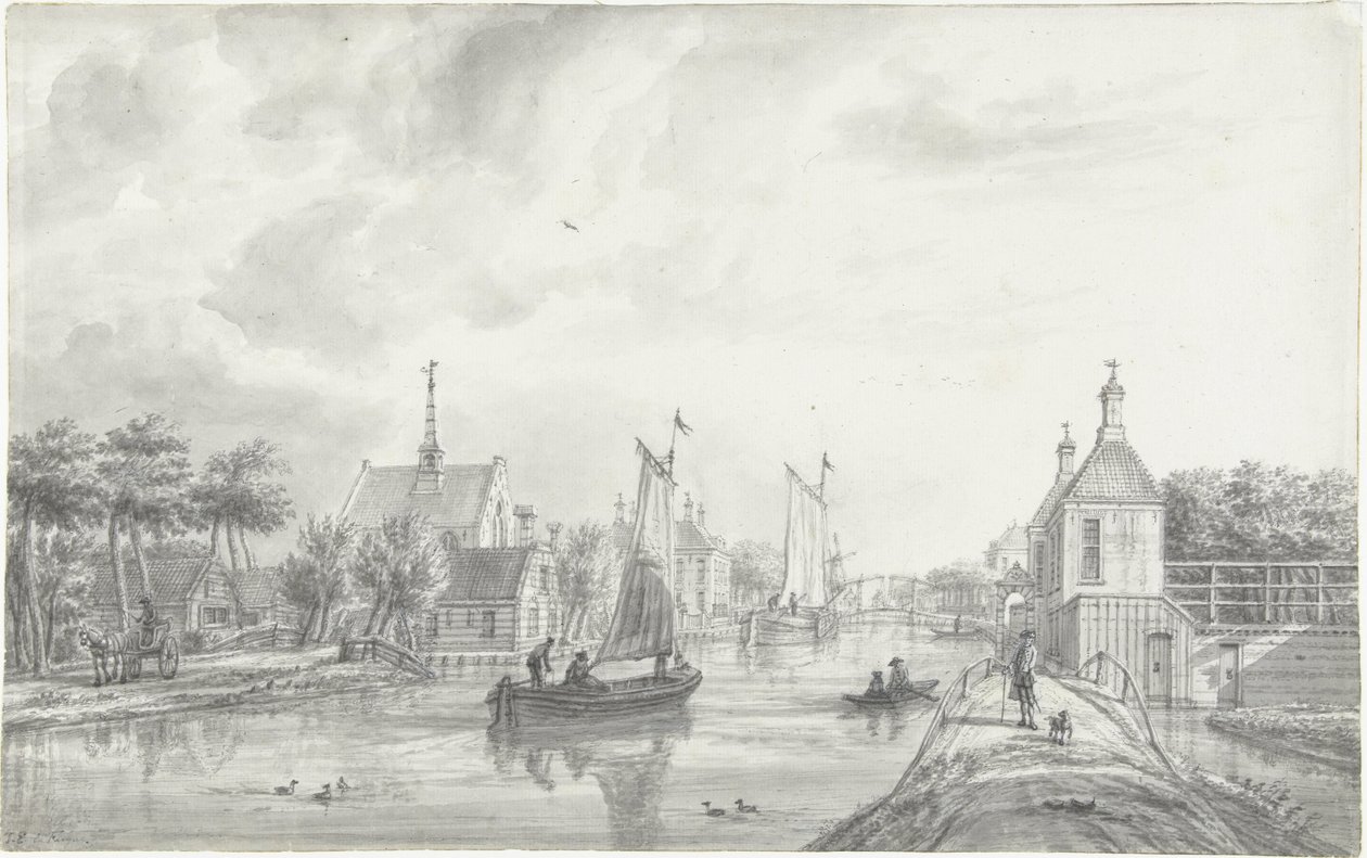 Twarz w Leiderdorp autorstwa Jacob Elias La Fargue