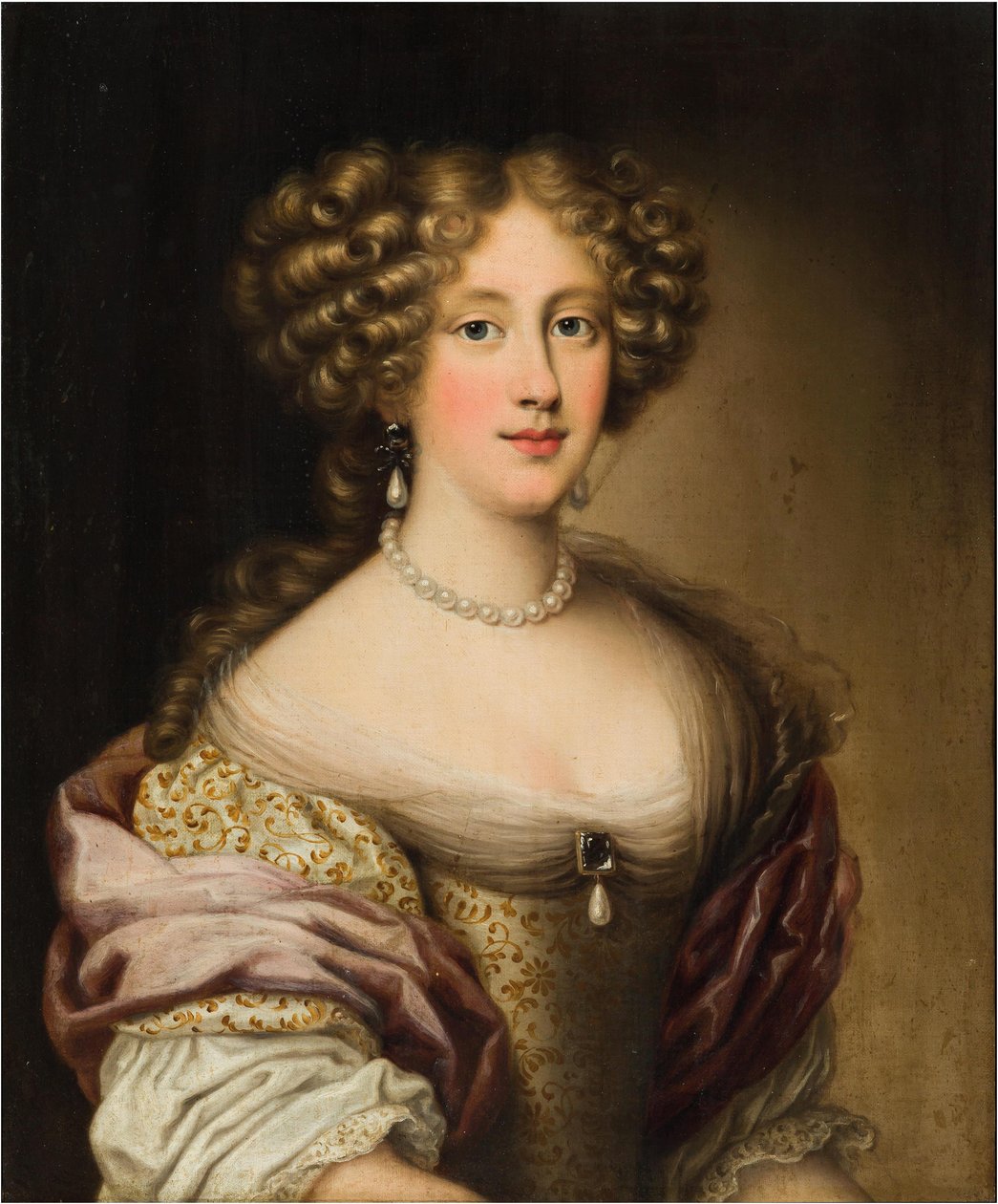Cristina Dudley Paleotti, księżna Northumberland, w latach 1672-1678. autorstwa Jacob Ferdinand Voet