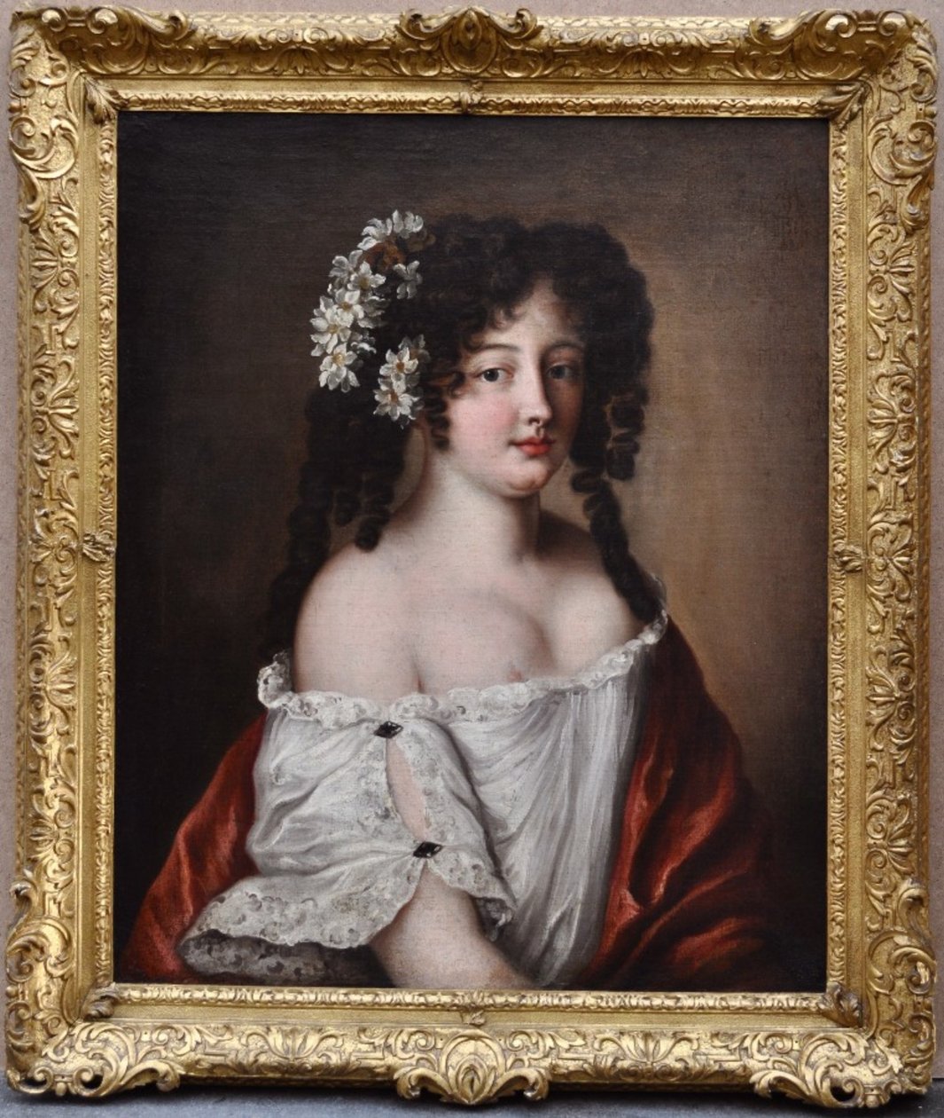 Portret Diane-Gabrielle Damas de Thianges Mancini autorstwa Jacob Ferdinand Voet