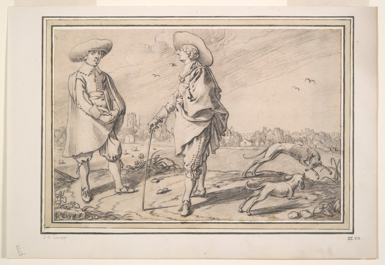 Portret dwóch dżentelmenów z Dordrecht autorstwa Jacob Gerritsz Cuyp