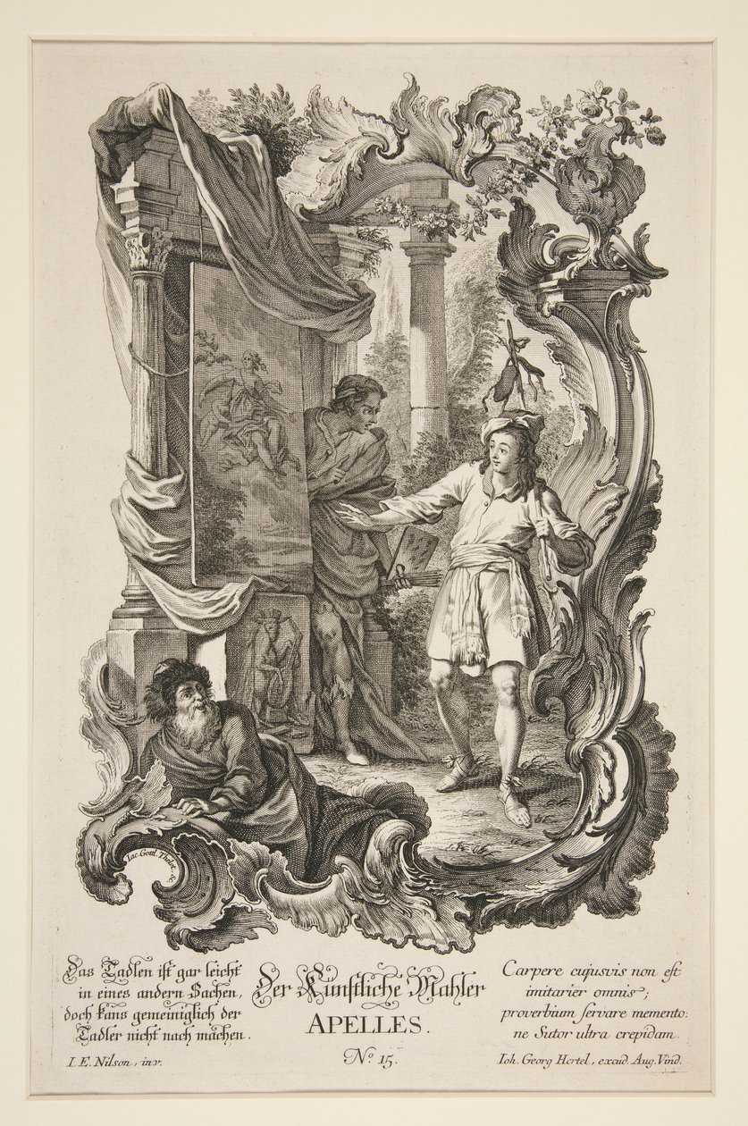 Pomysłowy Mahler, Apelles autorstwa Jacob Gottlieb Thelot
