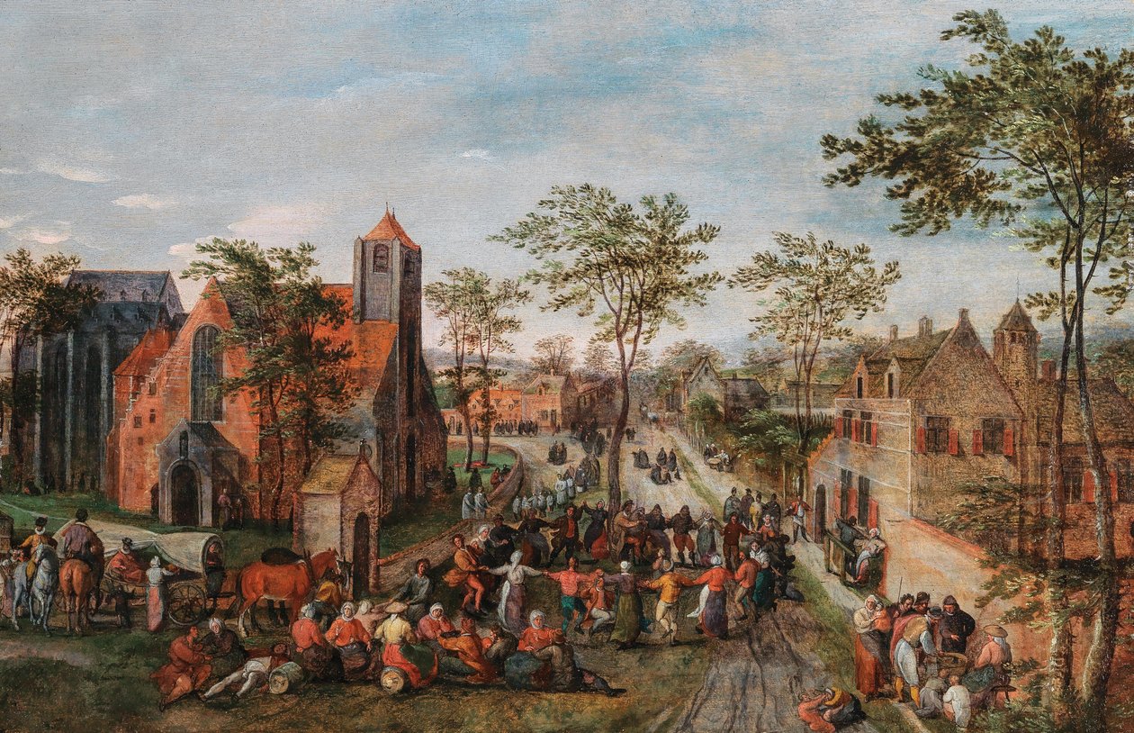 Jarmark wiejski Jacoba Grimmera autorstwa Jacob Grimmer