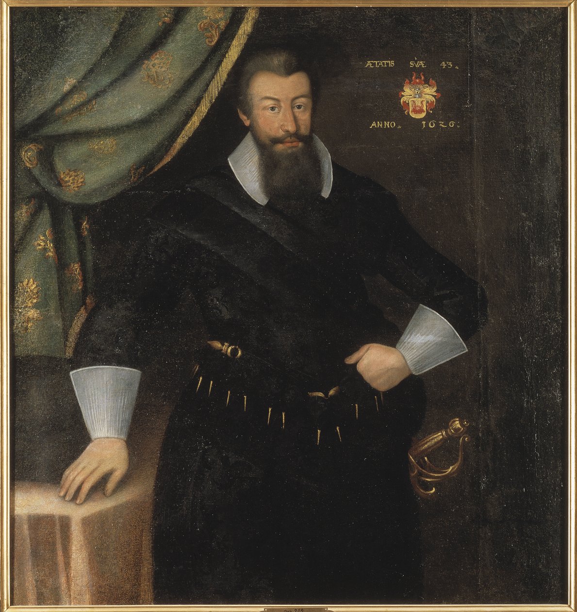 Le comte Axel Oxenstierna (Oxenstjerna), wielki kanclerz de Suede - Portret hrabiego Axel Oxenstierna (1583-1654), autorstwa Elbfasa, Jacoba Heinricha (ok. 1600-1664). olej na płótnie autorstwa Jacob Heinrich Elbfas
