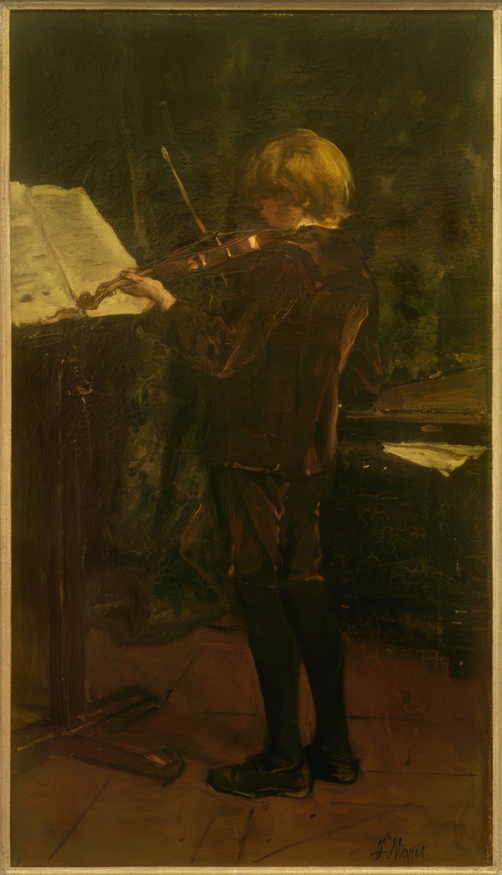 Skrzypek autorstwa Jacob Hendricus Maris