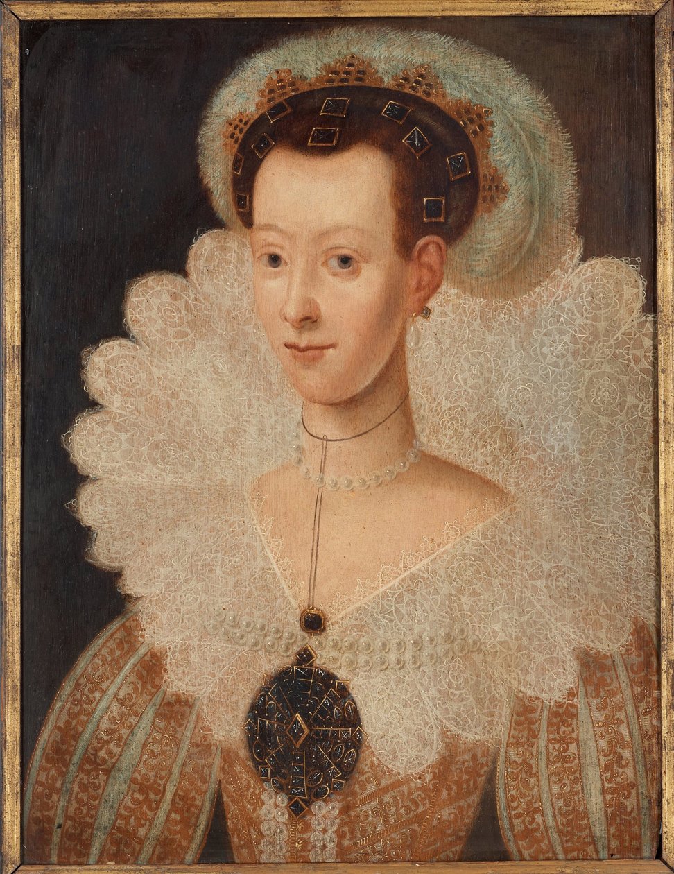 Królowa Marie Eleonore ze Szwecji (z domu Marie Eleonore of Brandenburg autorstwa Jacob Hoefnagel