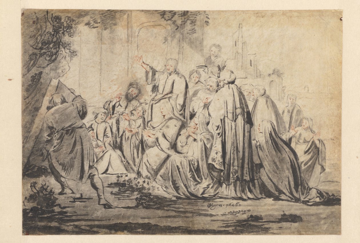 Wskrzeszenie Łazarza autorstwa Jacob Hogers