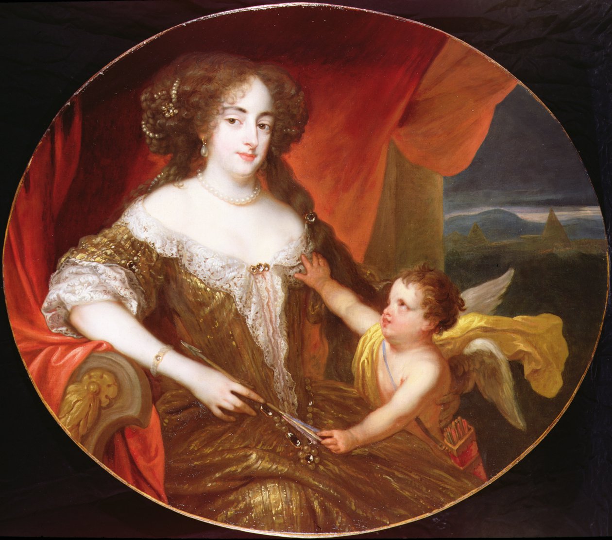 Portret damy siedzącej trzy czwarte długości (olej na płótnie) autorstwa Jacob Huysmans