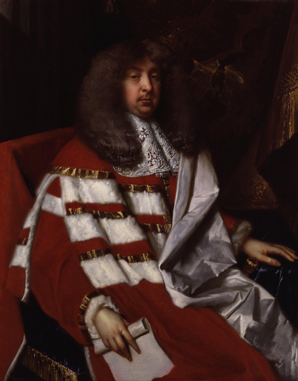 Portret Johna Maitlanda, księcia Lauderdale (1616-1682) autorstwa Jacob Huysmans