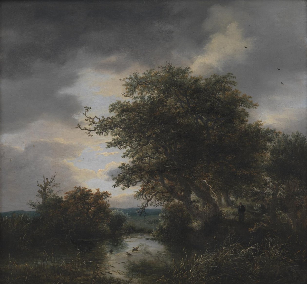 Dęby nad stawem autorstwa Jacob van Ruisdael