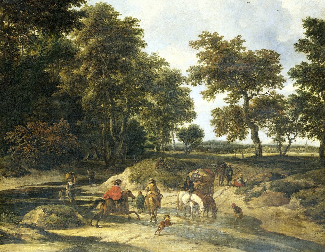 bród autorstwa Jacob van Ruisdael