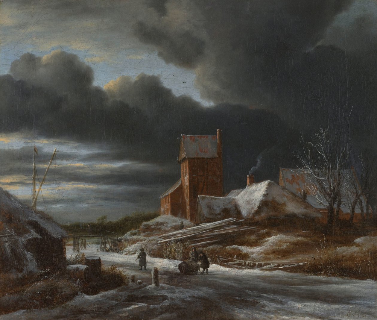 Zimowy krajobraz Zimowy krajobraz autorstwa Jacob van Ruisdael