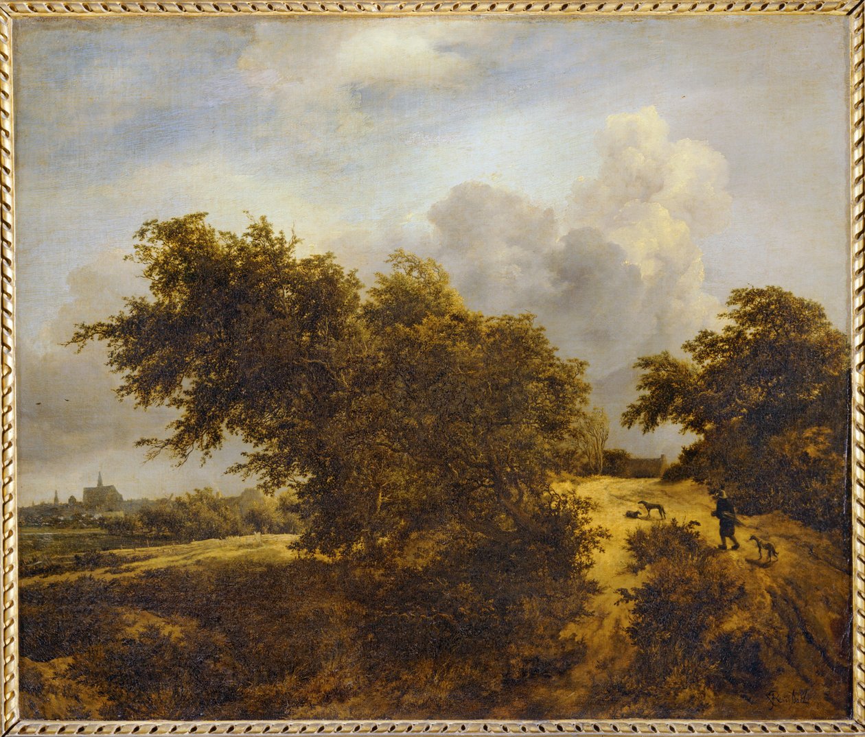 Ścieżka na wydmach Haarlem lub Le Buisson ... autorstwa Jacob Isaaksz. or Isaacksz. van Ruisdael