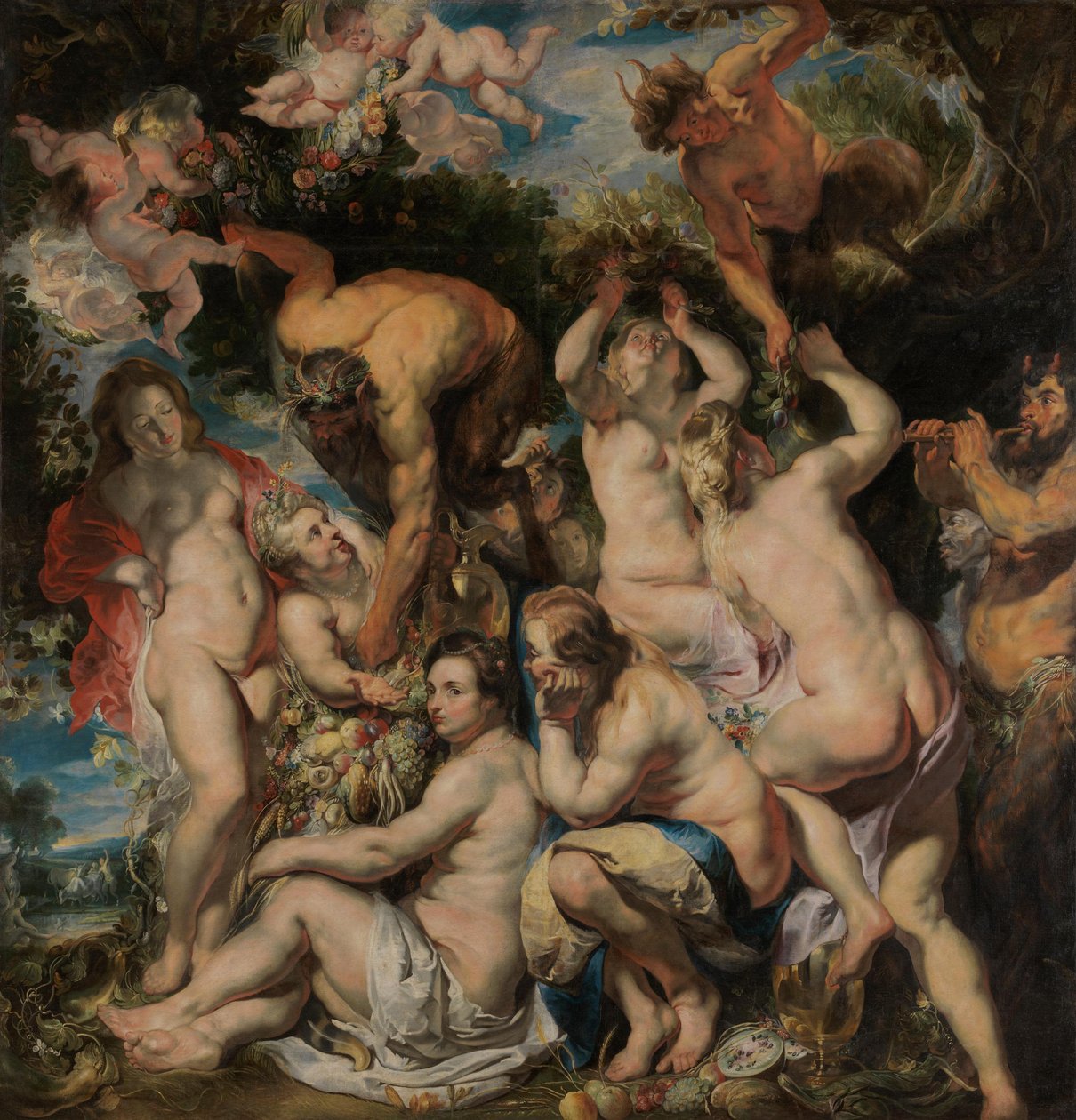 Alegoria płodności autorstwa Jacob Jordaens