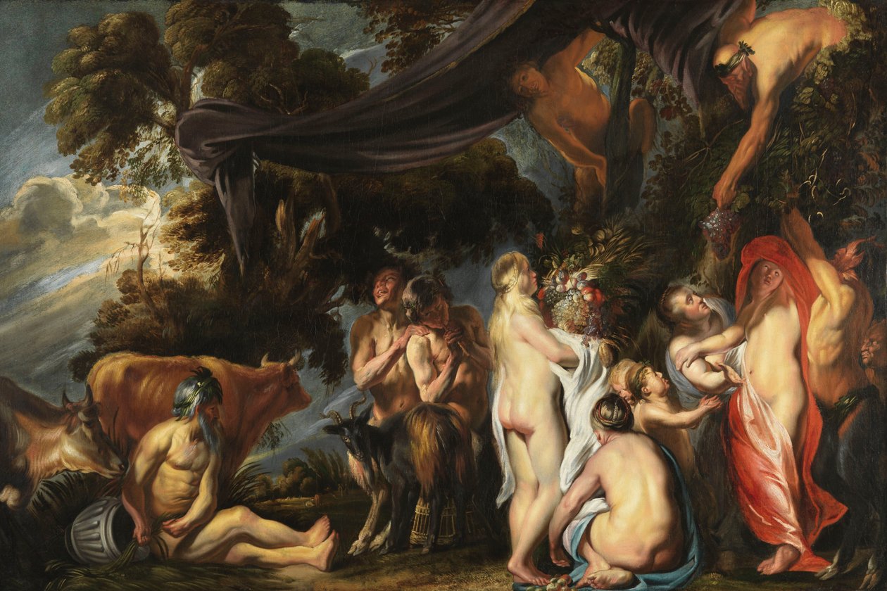 Alegoria płodności autorstwa Jacob Jordaens