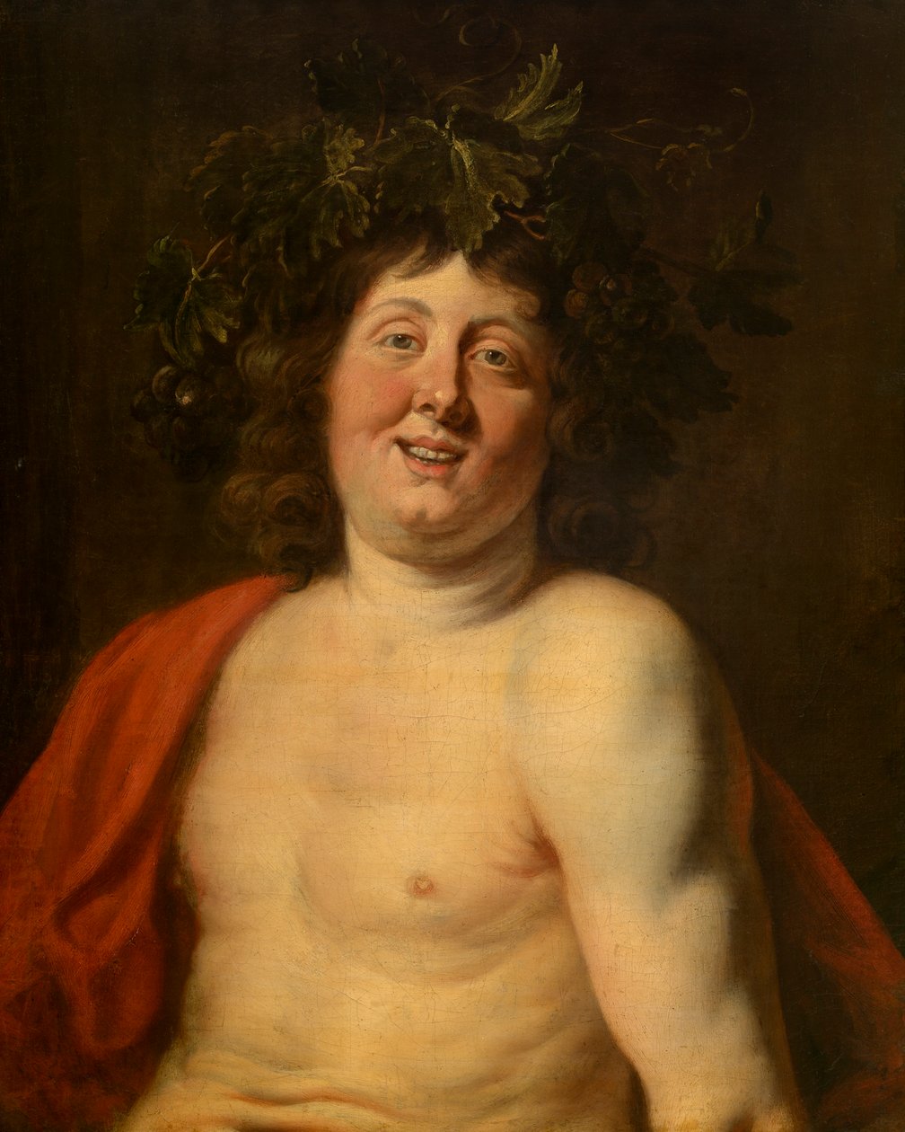 Bachus (olej na płótnie) autorstwa Jacob Jordaens