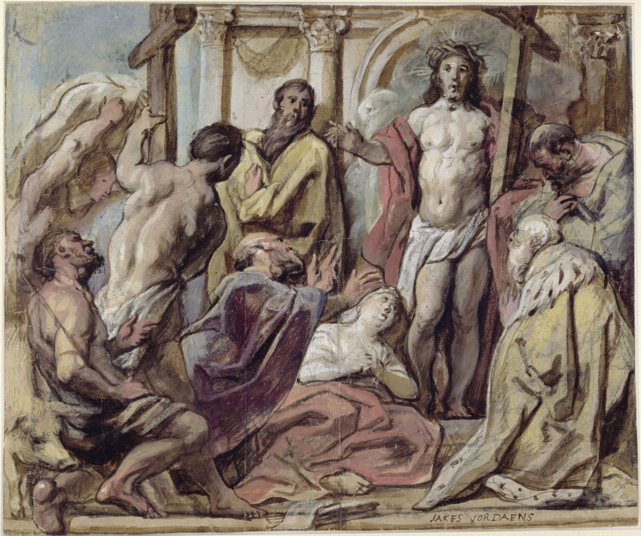 Chrystus i skruszeni grzesznicy autorstwa Jacob Jordaens