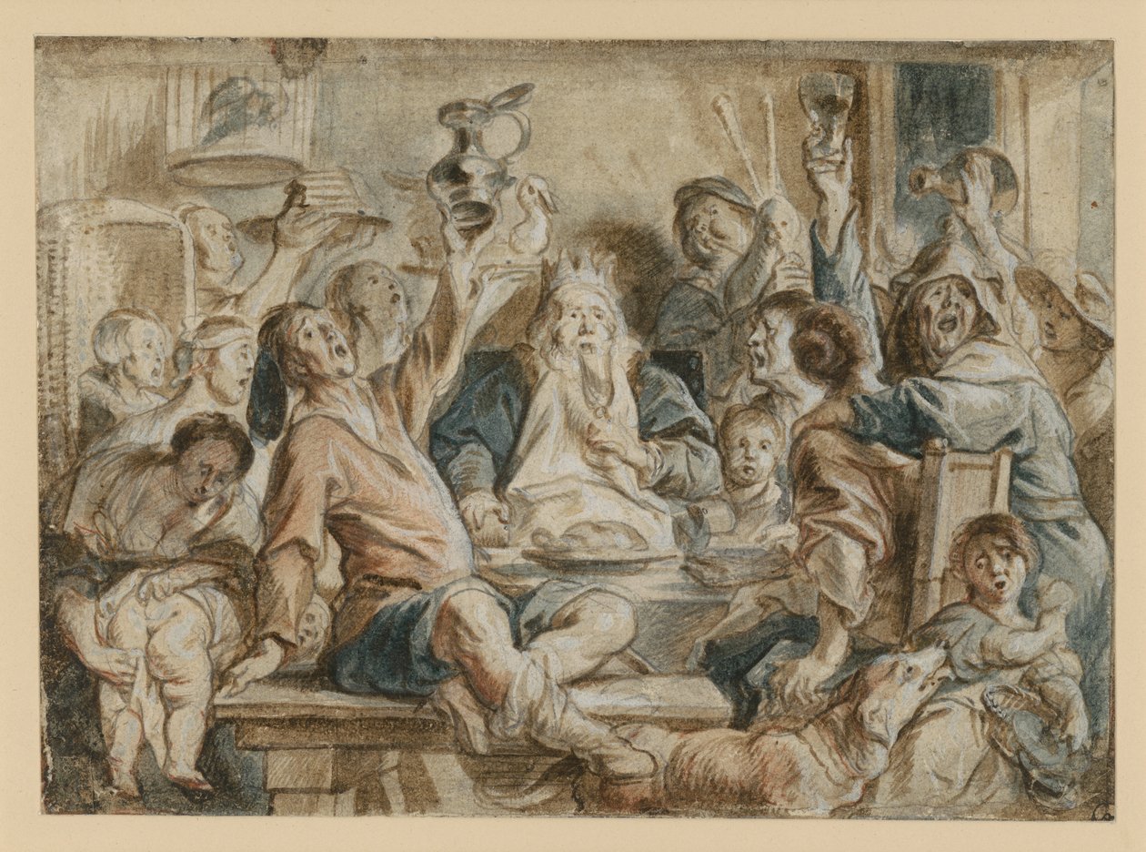 Święto Króla Fasoli autorstwa Jacob Jordaens