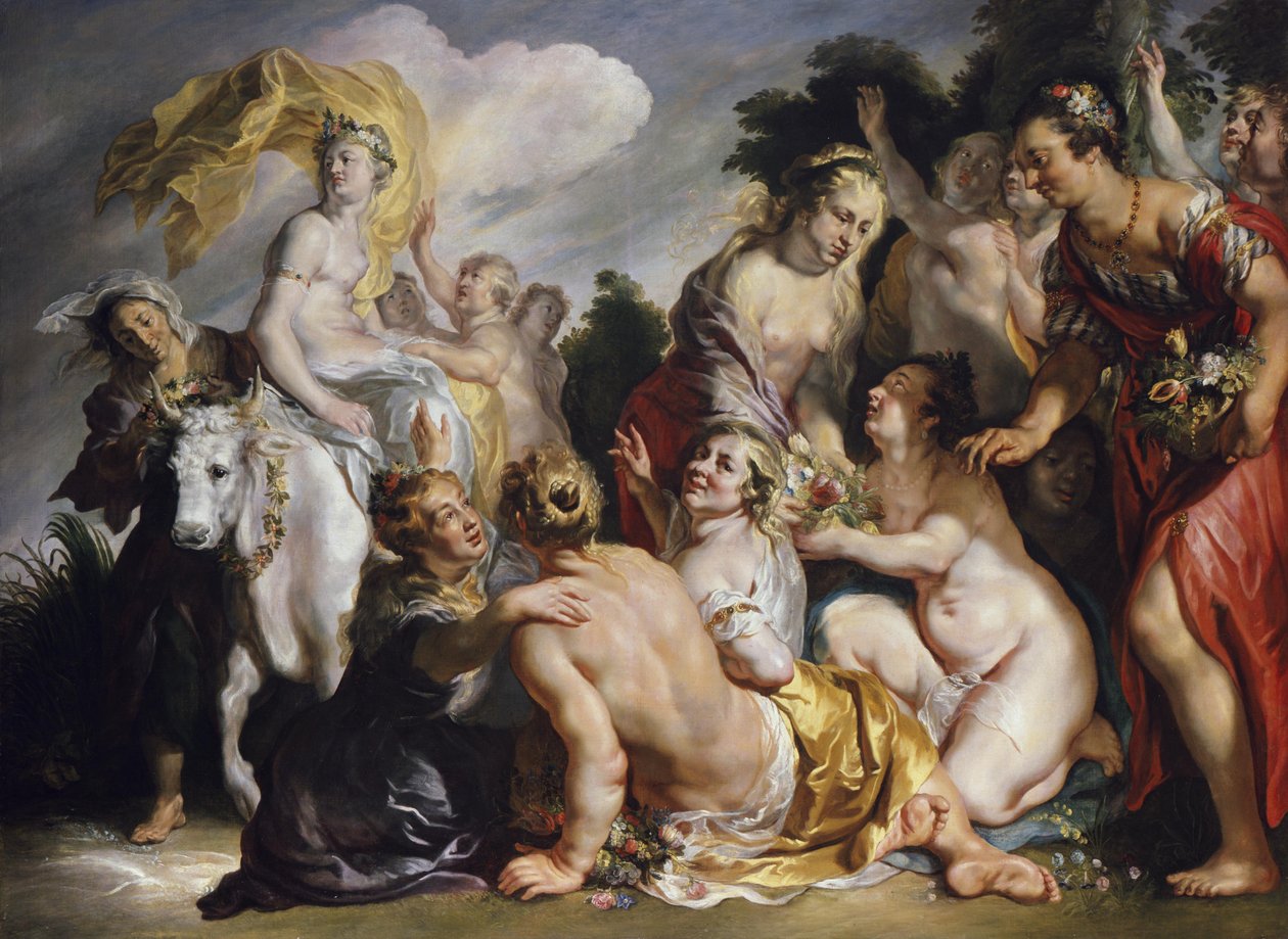 Porwanie Europy autorstwa Jacob Jordaens