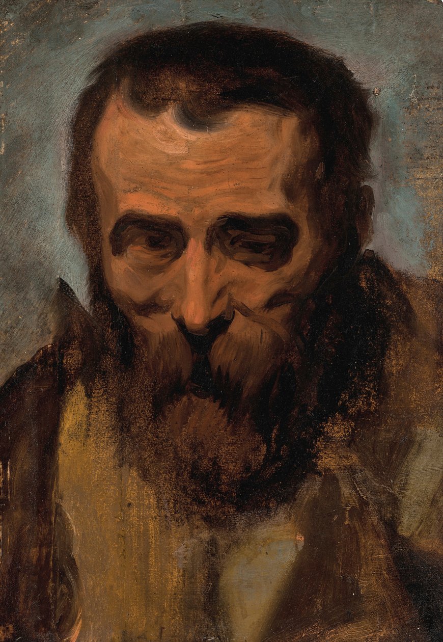 Głowa mężczyzny autorstwa Jacob Jordaens
