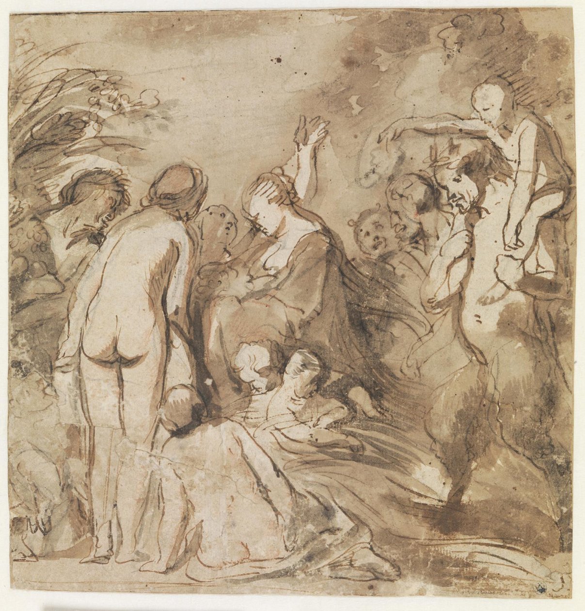 Hołd dla Pomony (alegoria płodności) autorstwa Jacob Jordaens