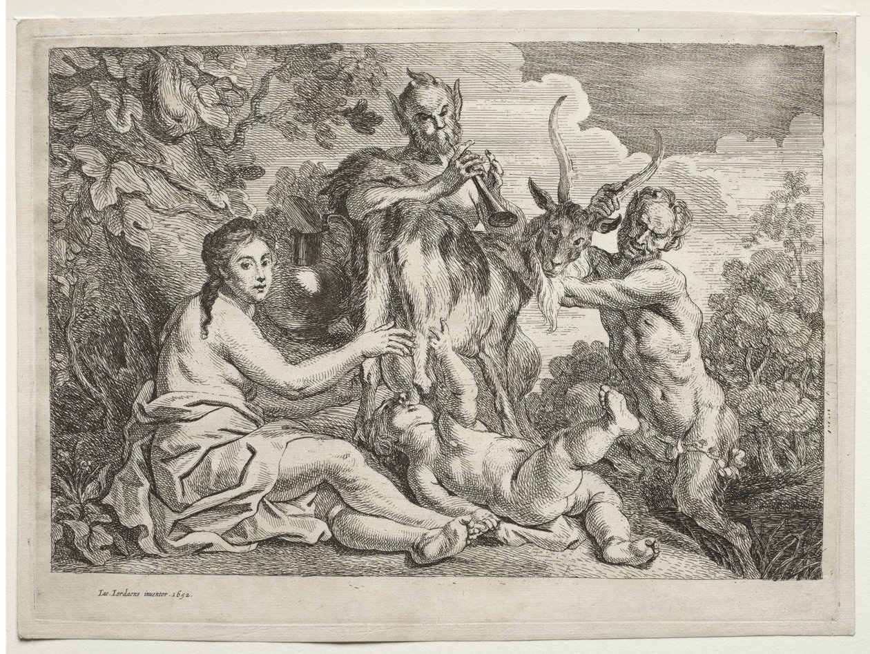 Jowisz karmiony przez kozę Almateę, 1652. autorstwa Jacob Jordaens