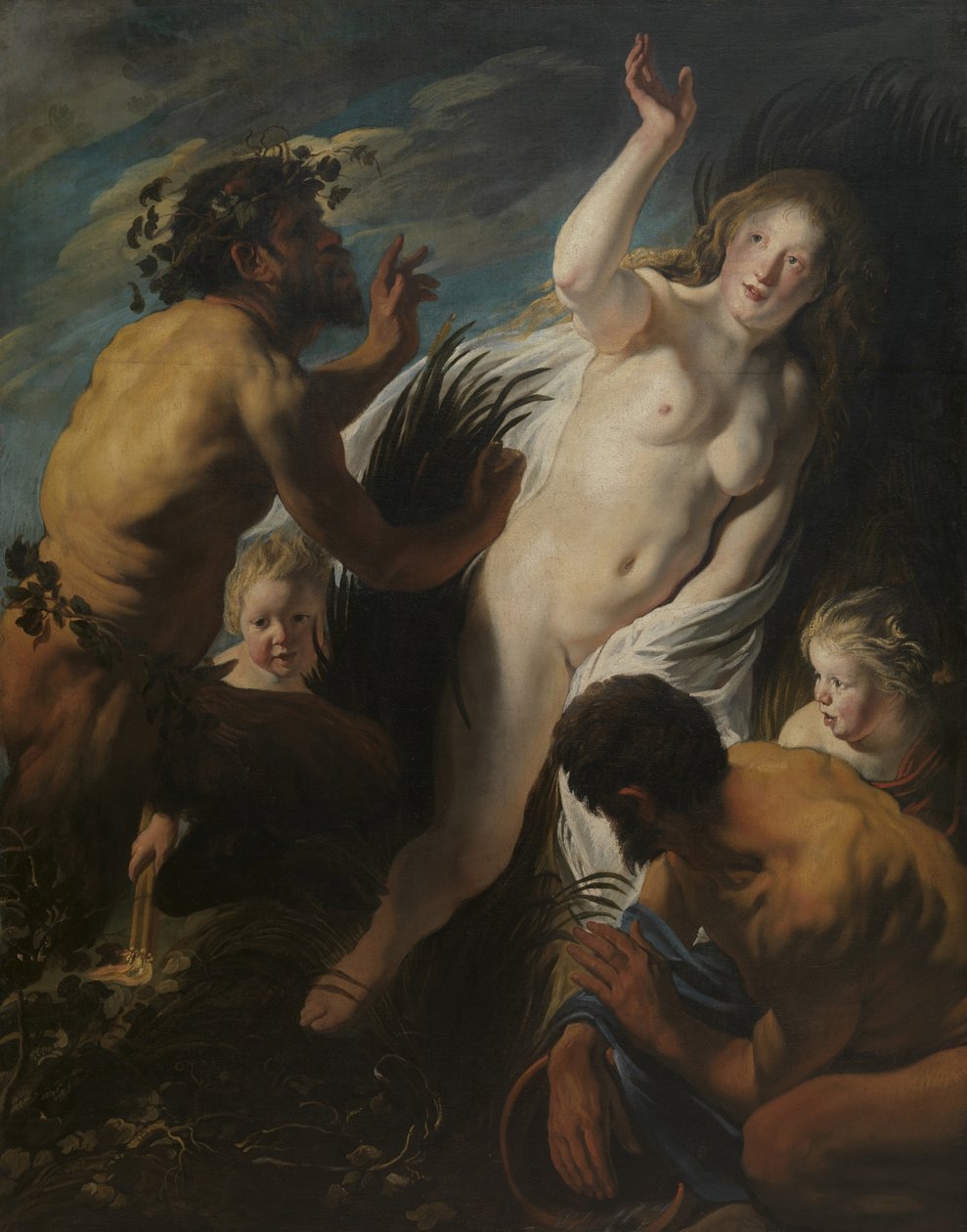 Patelnia i Syrinx autorstwa Jacob Jordaens