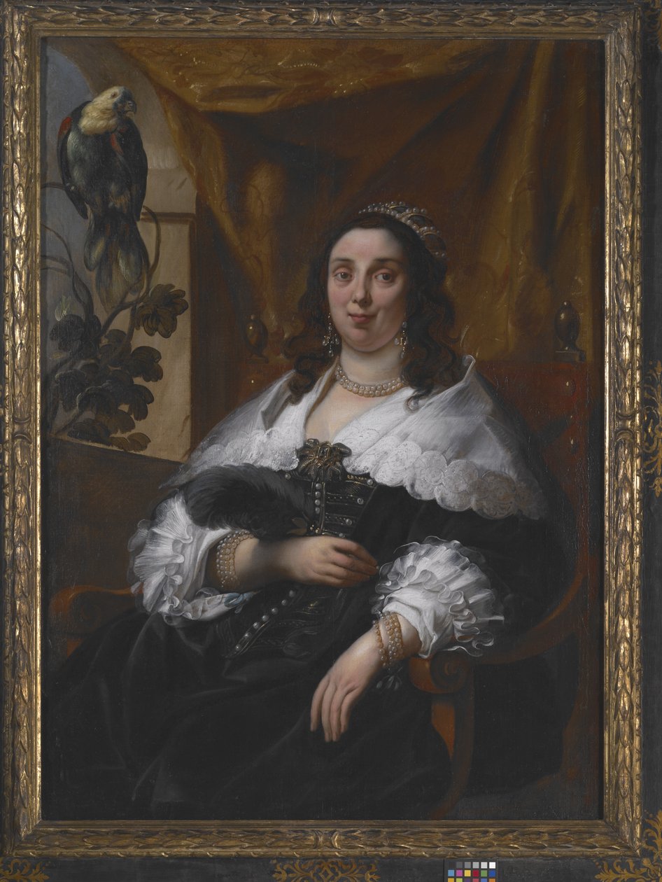 Portret damy (olej na płótnie) autorstwa Jacob Jordaens