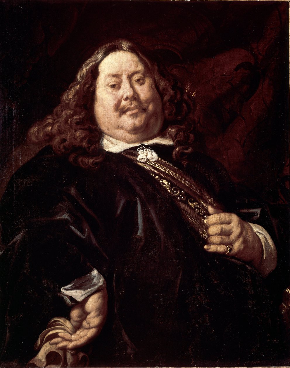 Portret mężczyzny (powiedział kiedyś portret Michel de Ruyter (olej na płótnie) autorstwa Jacob Jordaens