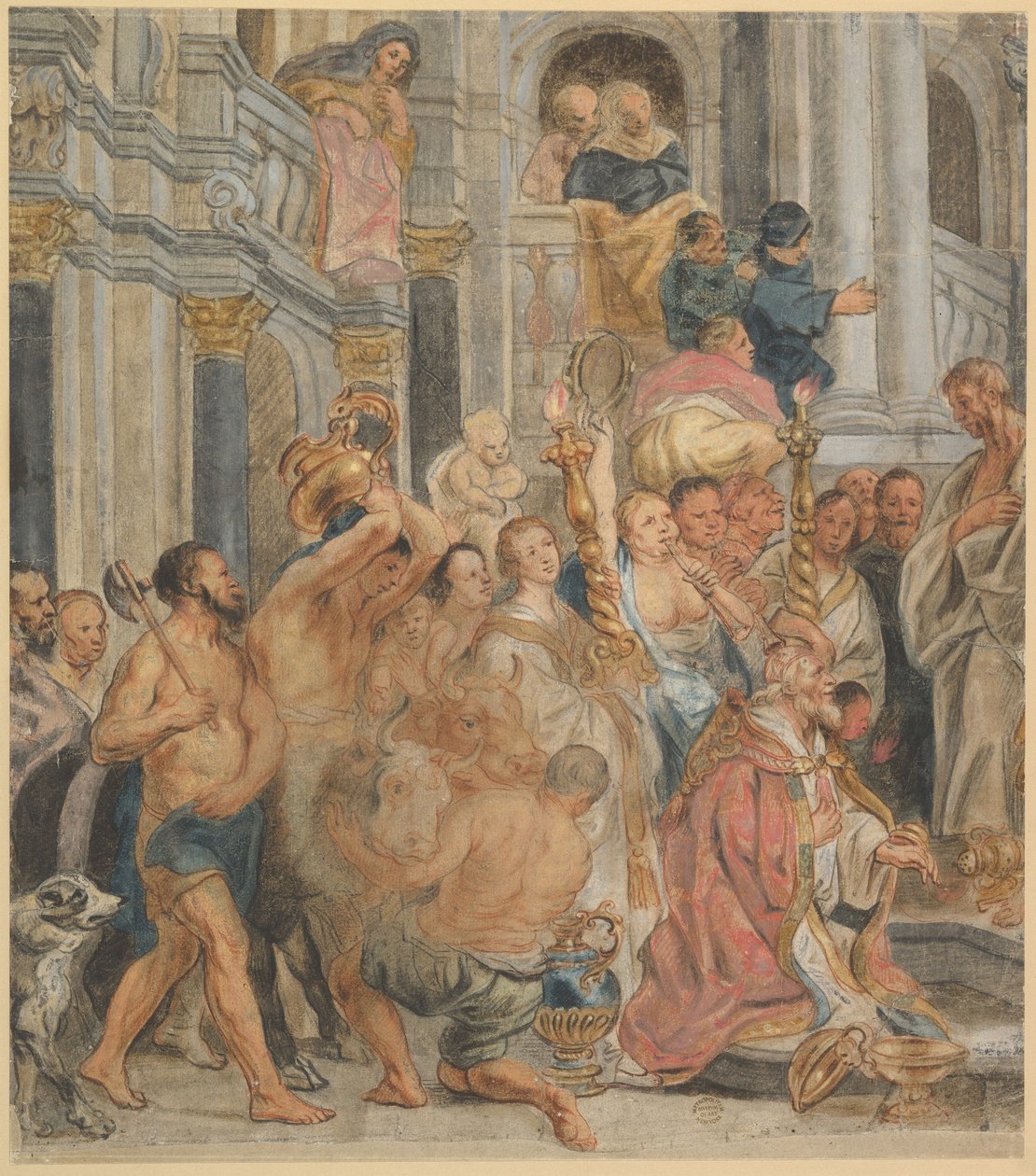 Święty Paweł w Listrze autorstwa Jacob Jordaens