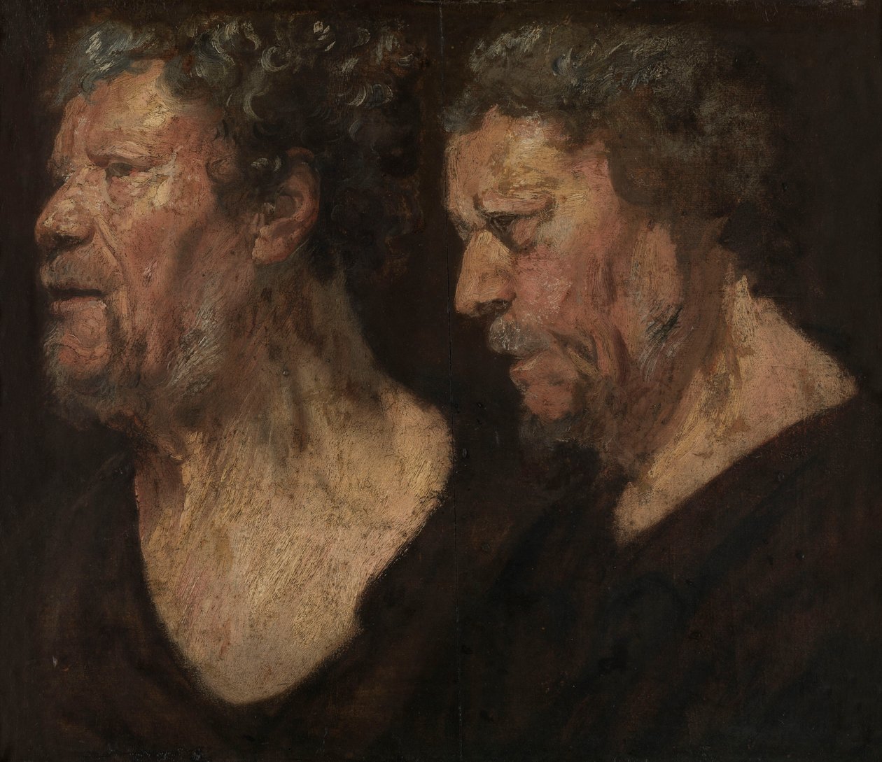 Badania nad głową Abrahama Grapheusa autorstwa Jacob Jordaens