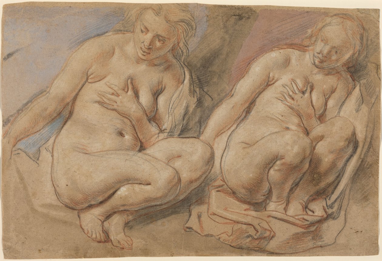 Kucająca Zuzanna autorstwa Jacob Jordaens