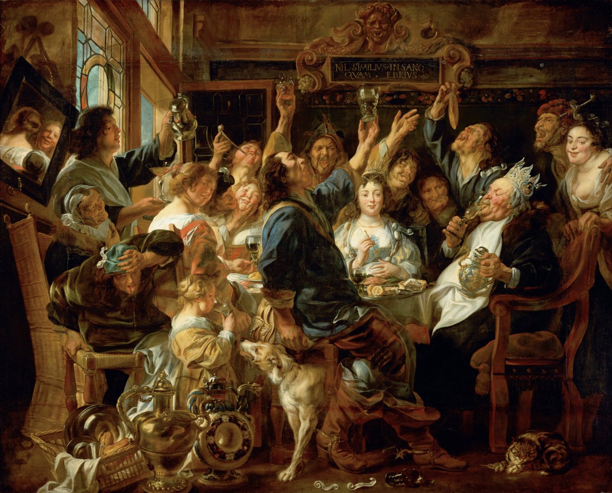 Święto Króla Fasoli autorstwa Jacob Jordaens