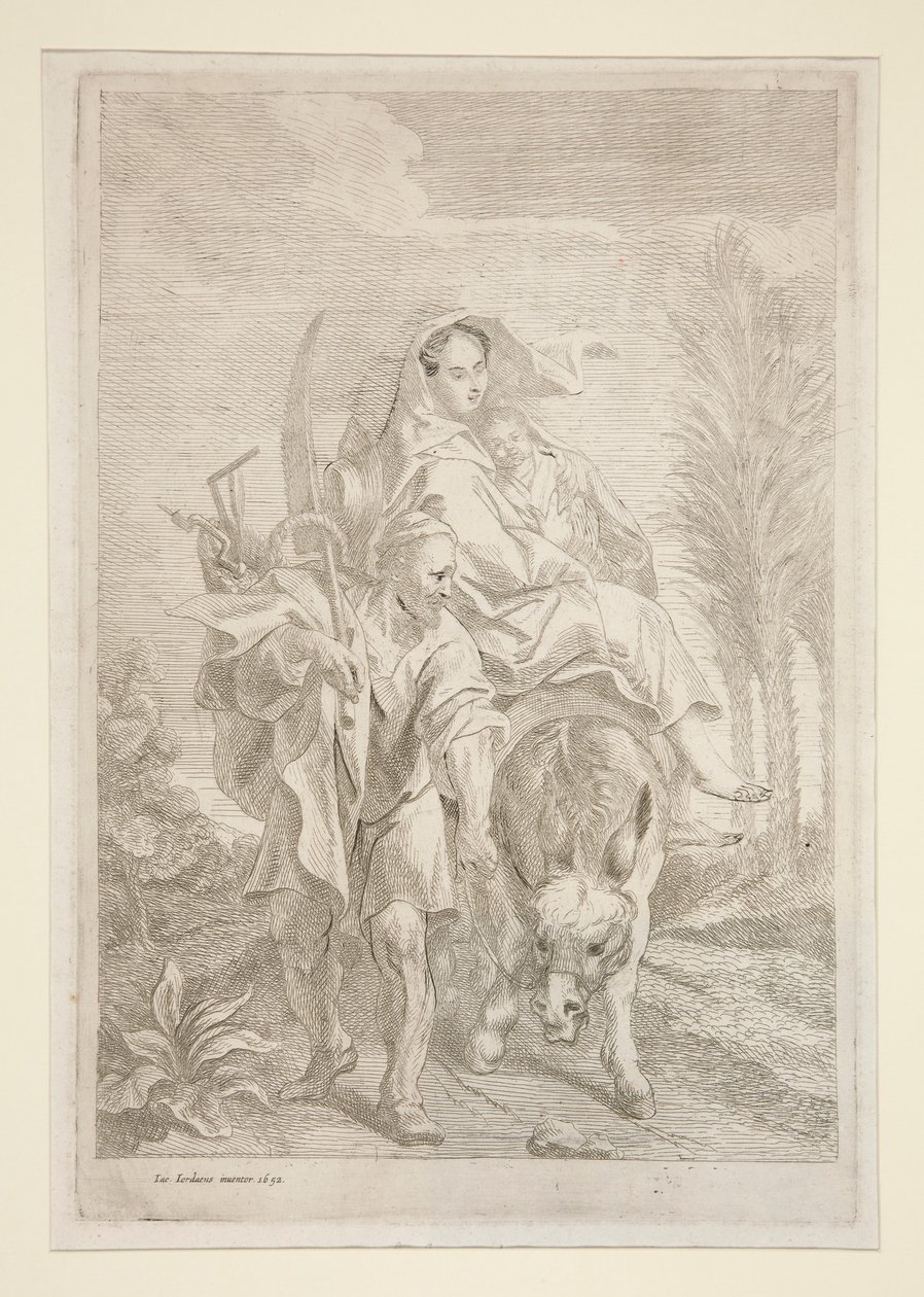 Ucieczka do Egiptu autorstwa Jacob Jordaens