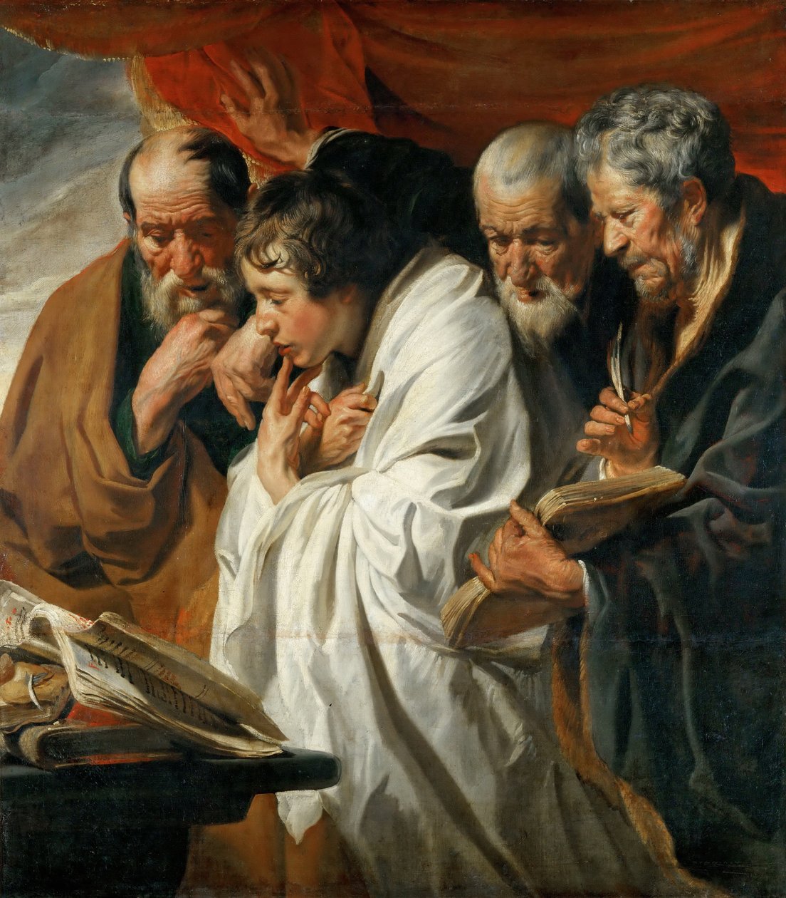 Czterech Ewangelistów autorstwa Jacob Jordaens