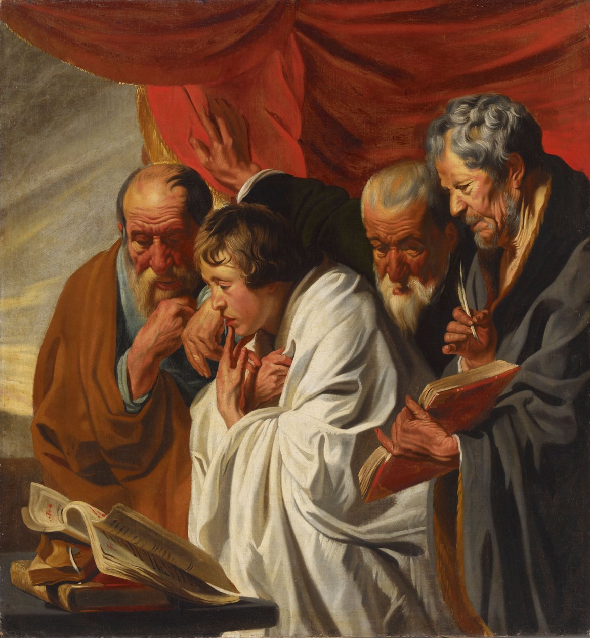 Czterej ewangeliści autorstwa Jacob Jordaens