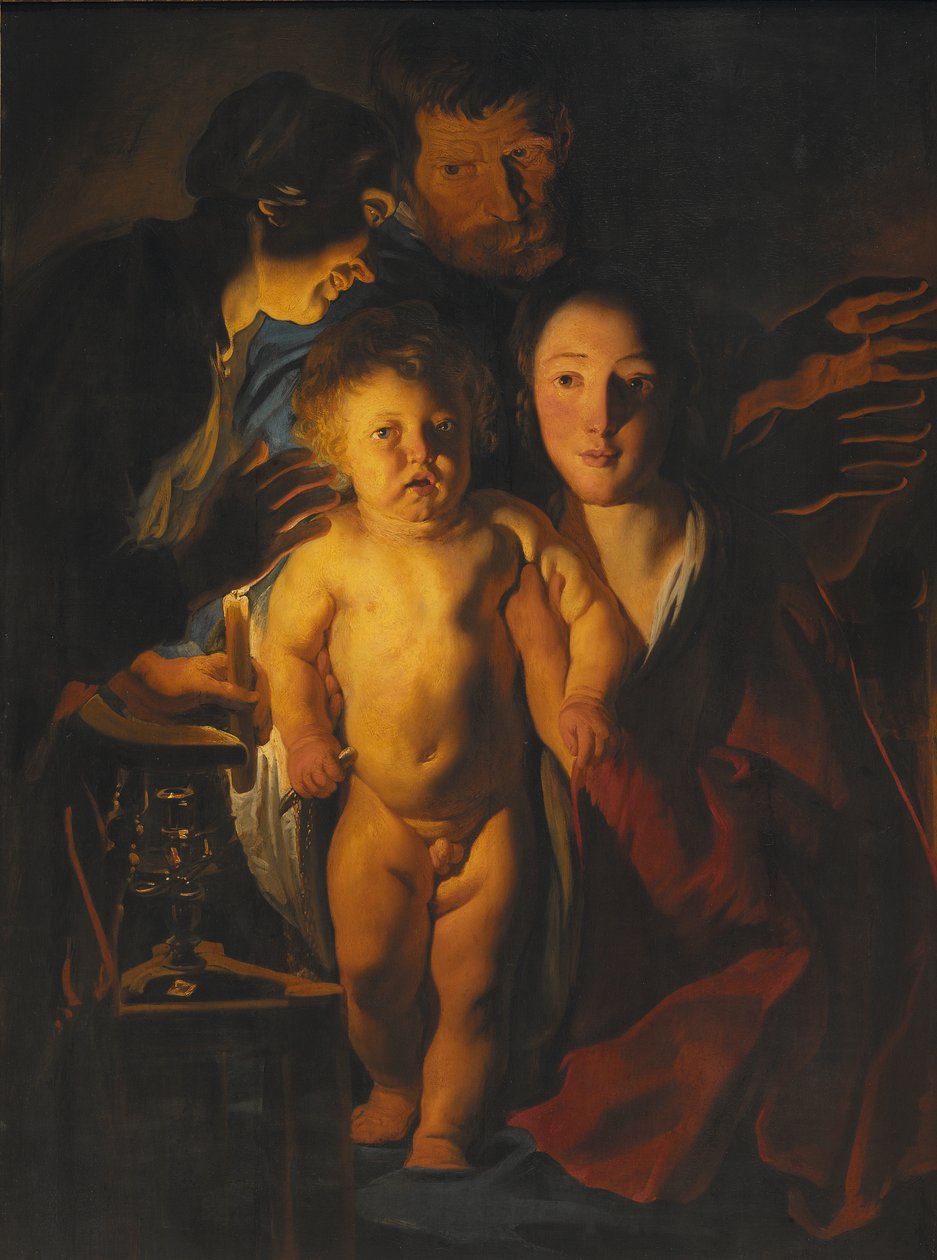 Święta Rodzina, ok. 1621-2 autorstwa Jacob Jordaens