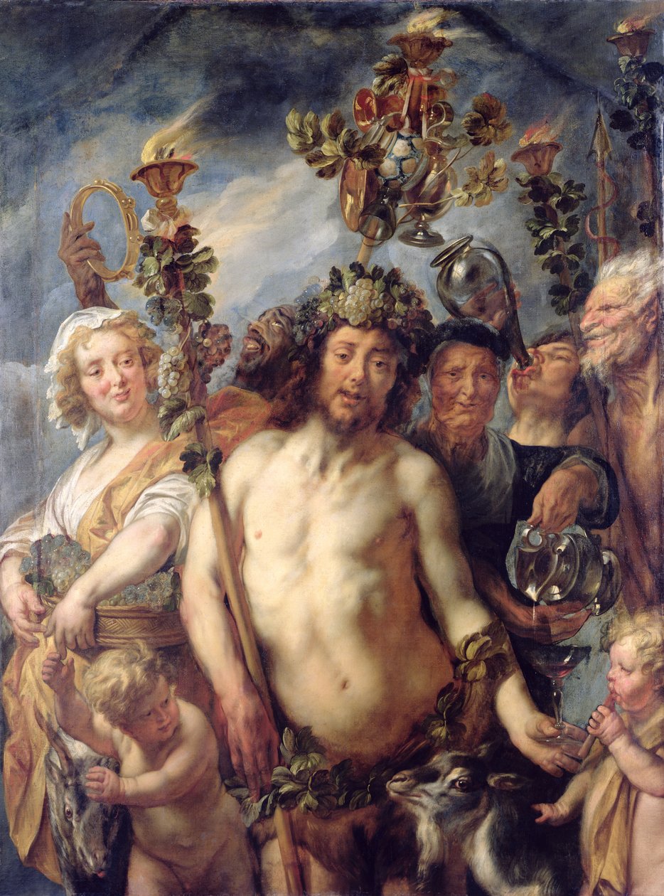 Triumf Bachusa, ok.1640-50 autorstwa Jacob Jordaens