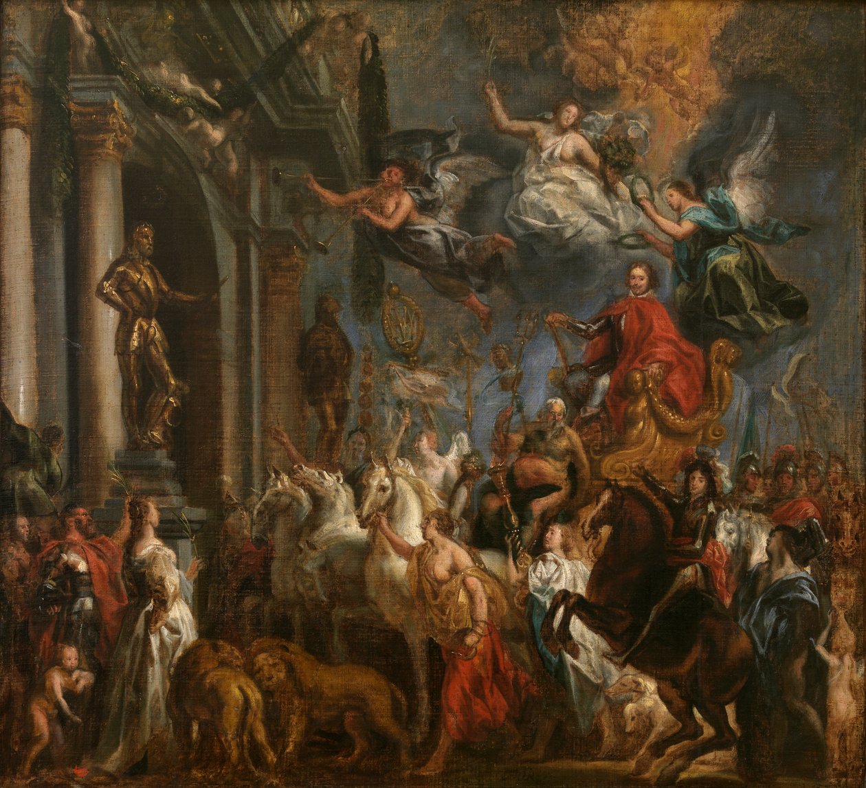Triumf Frederika Hendrika autorstwa Jacob Jordaens