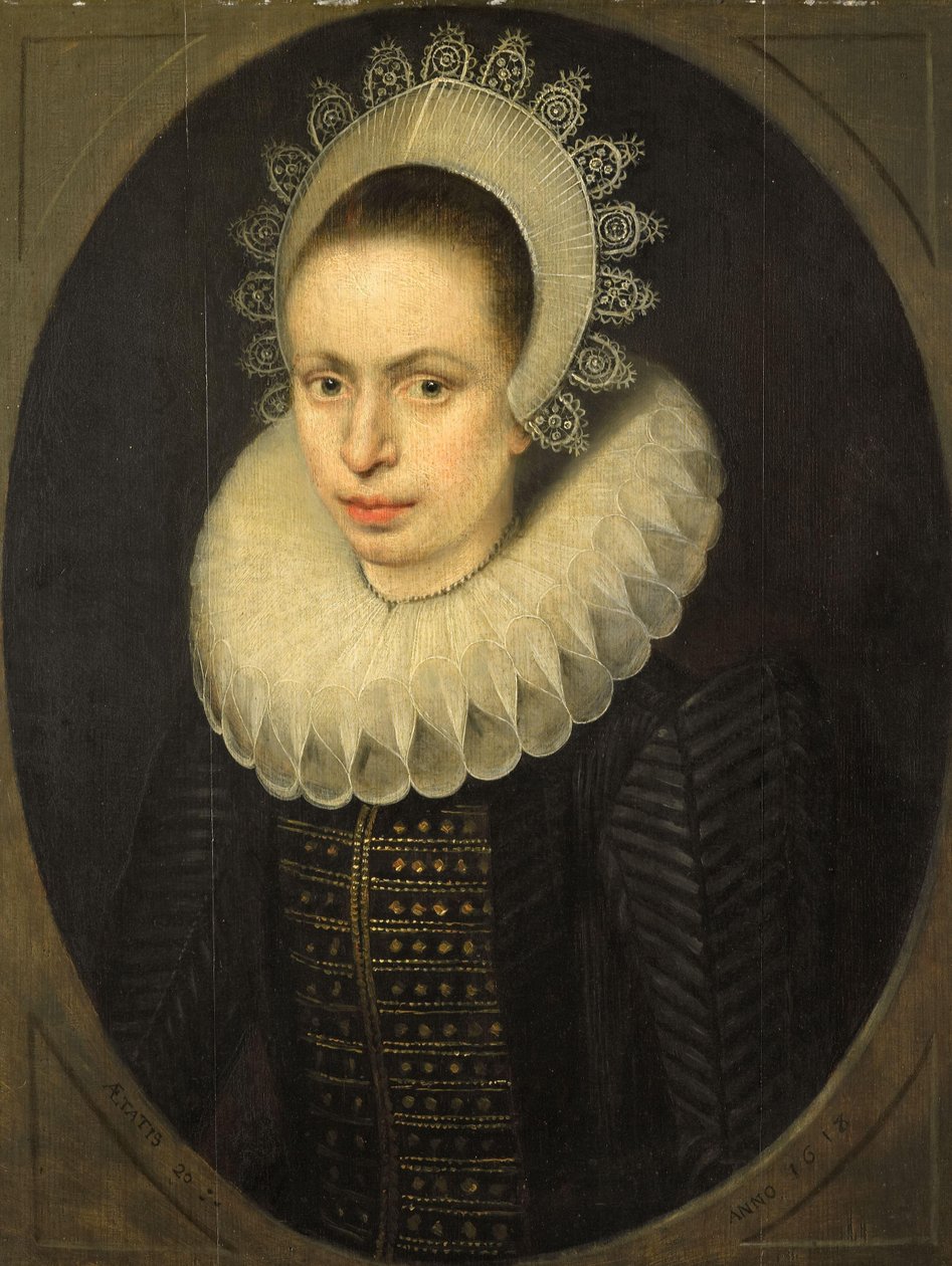 Portret Antoinette Walleran (1598-?) autorstwa Jacob Lambrechtsz Loncke